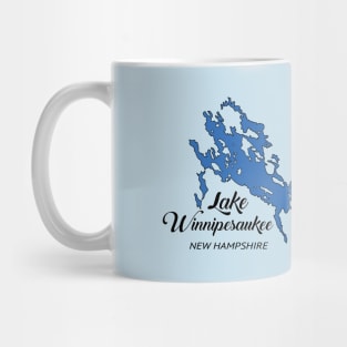 Lake Winnipesaukee New Hampshire (Blue) Mug